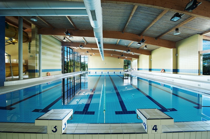 Foto vnitřního 25m bazénu